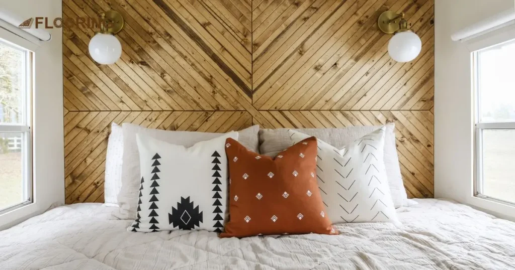 RV Bedroom Wood Wall