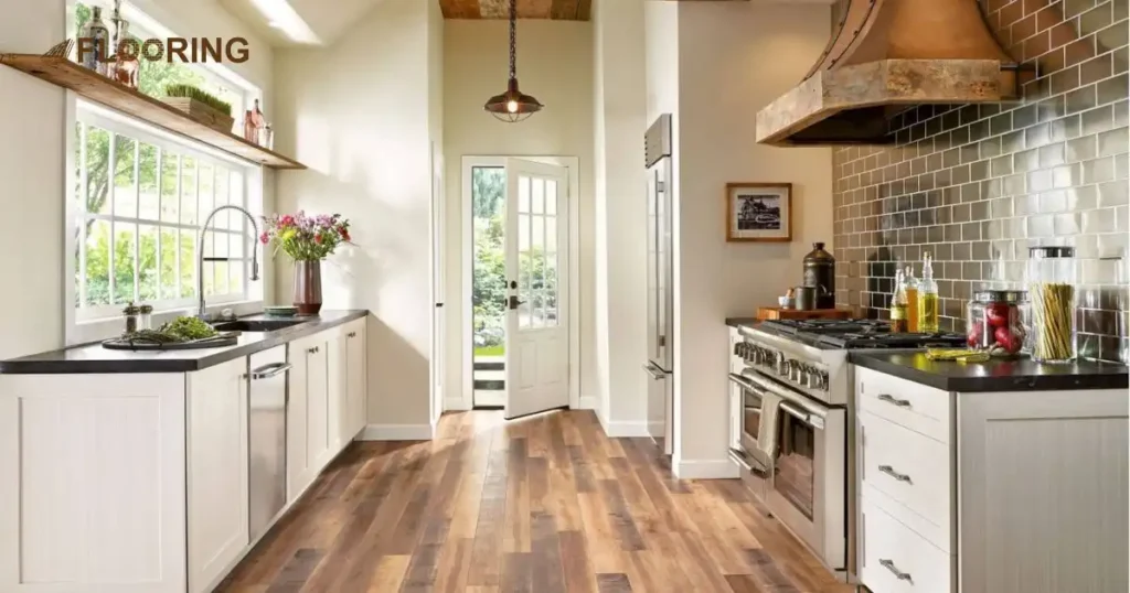 Best Color For A Small Kitchen and wood floor color