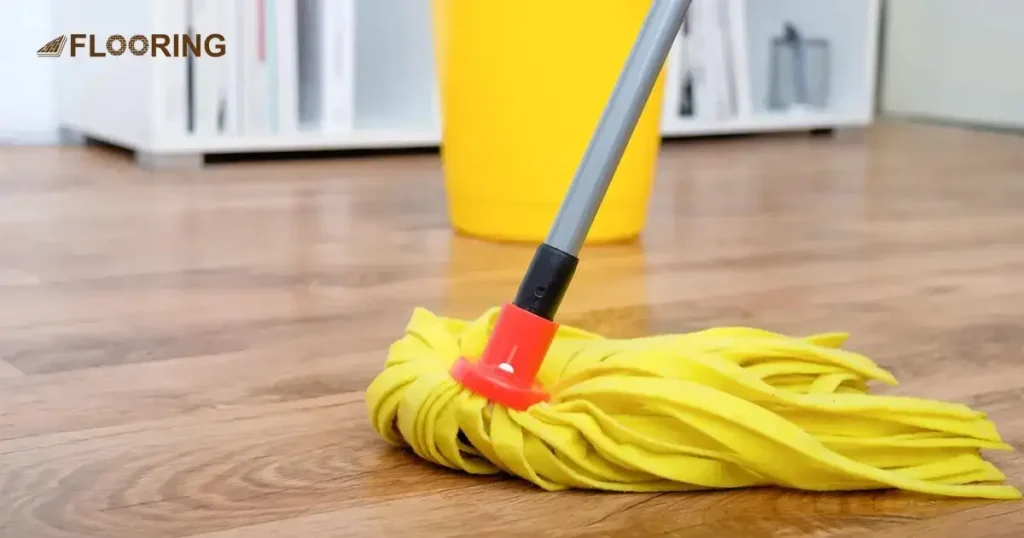 Clean The Area to Repair Chipped Laminate Flooring