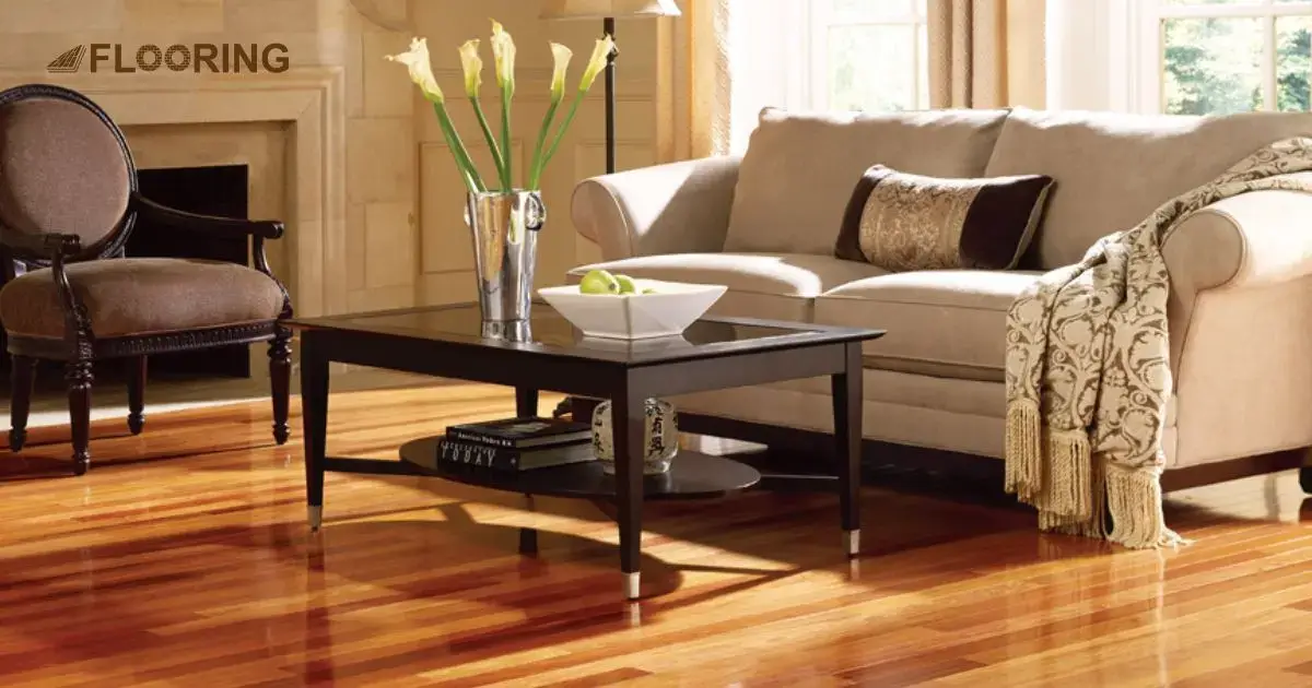 Hardwood Floor in Living Room