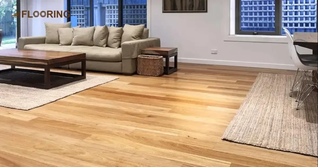 Try A Wood-Effect Vinyl Hardwood Floor in Living Room