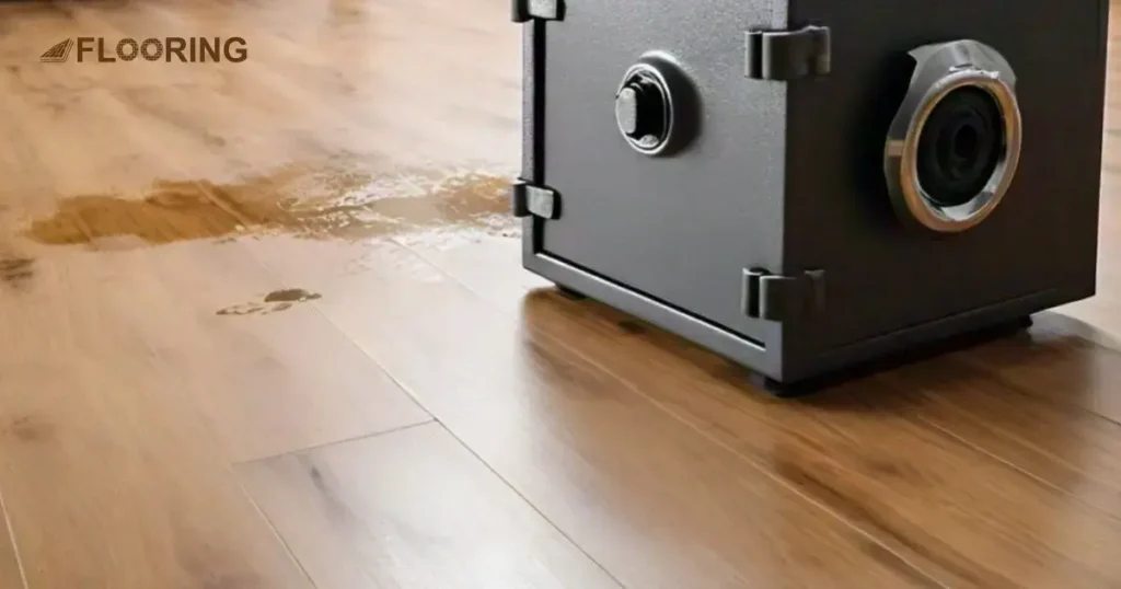 Weigh Down The Repaired Area of Laminate Floor For 24 Hours