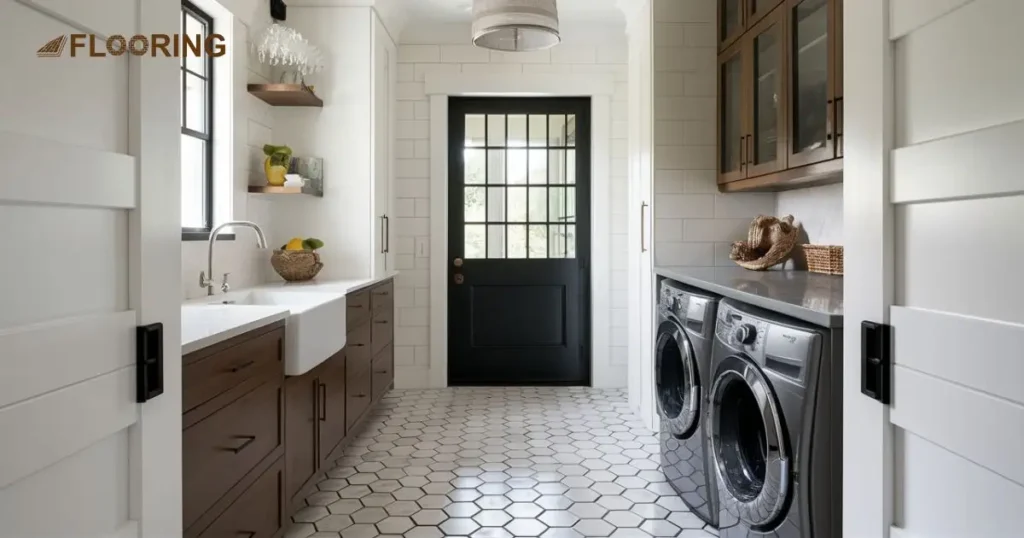 Classic White Hexagon Tiles