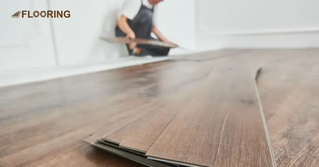 Finishing the Staggering of Vinyl Plank Flooring