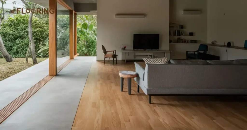 Plywood and Concrete Combination Floors