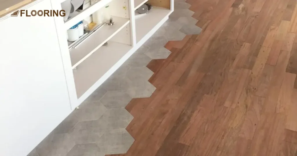 The Elevated Transition - Kitchen Tile to Wood Floor Transition Ideas