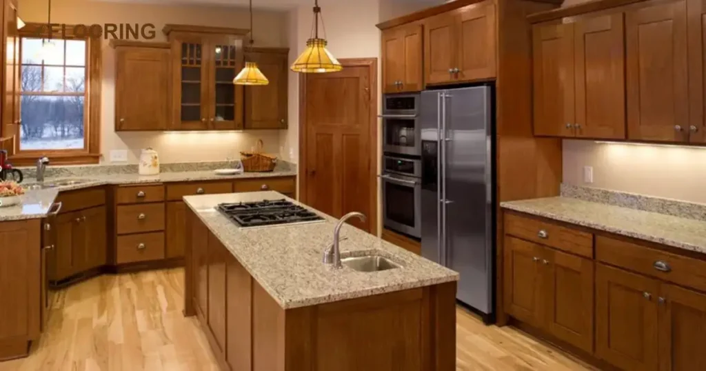 Best Vinyl Flooring Colors for Dark Cabinets