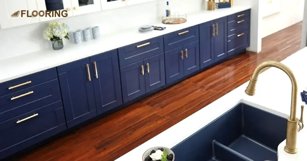 Bold Cabinet Colors for a Statement with Dark Floors