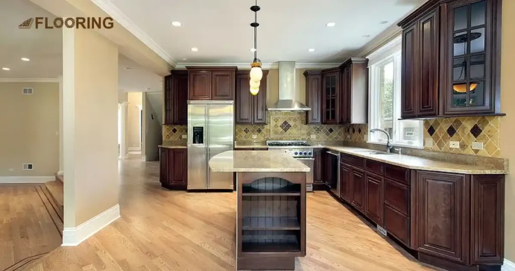 How to Maintain Light Wood Floors With Dark Cabinets