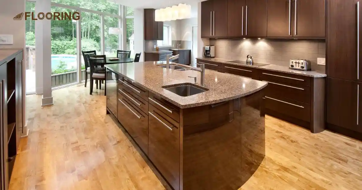 What Color Vinyl Flooring Goes With Dark Cabinets